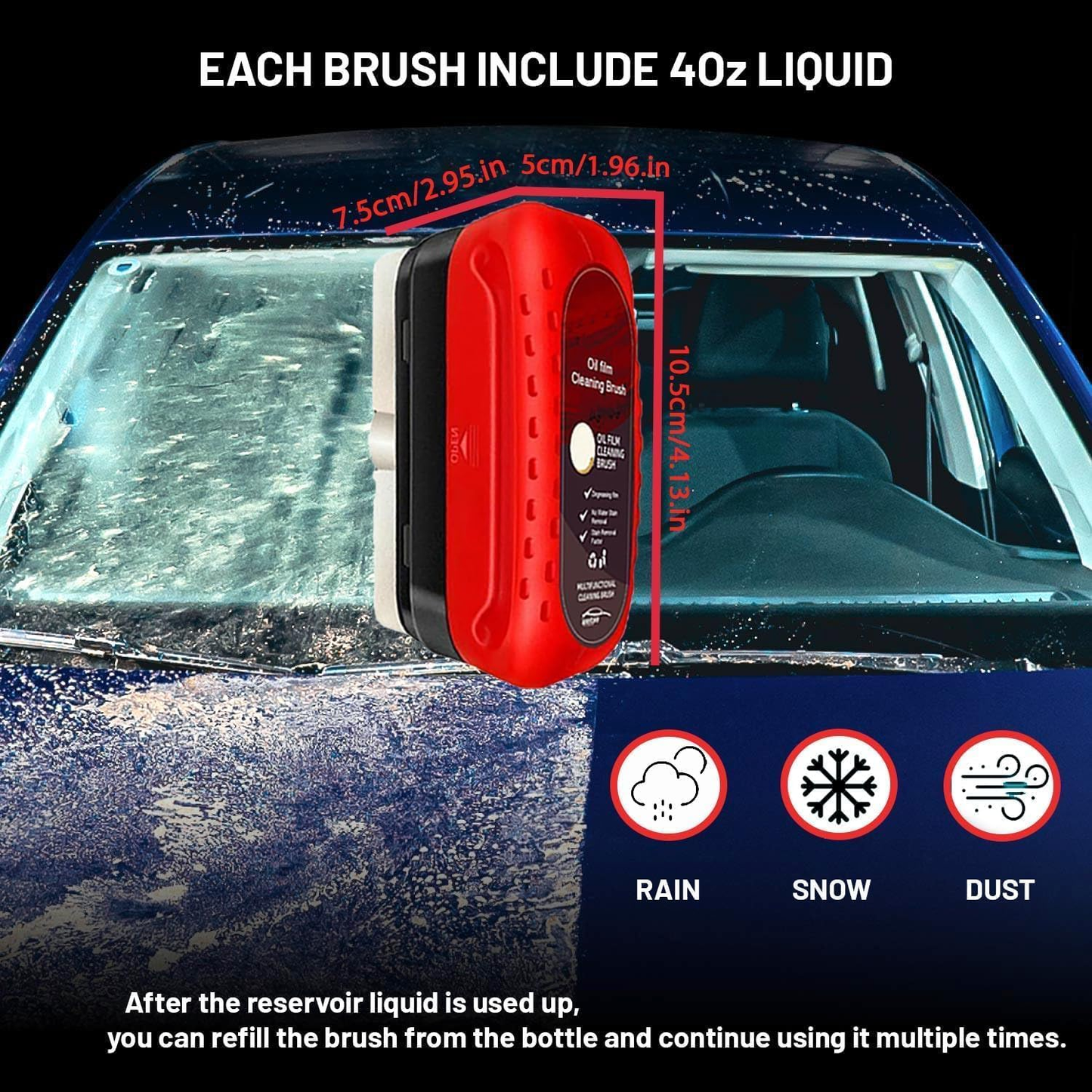 Car Glass Oil Film Cleaner