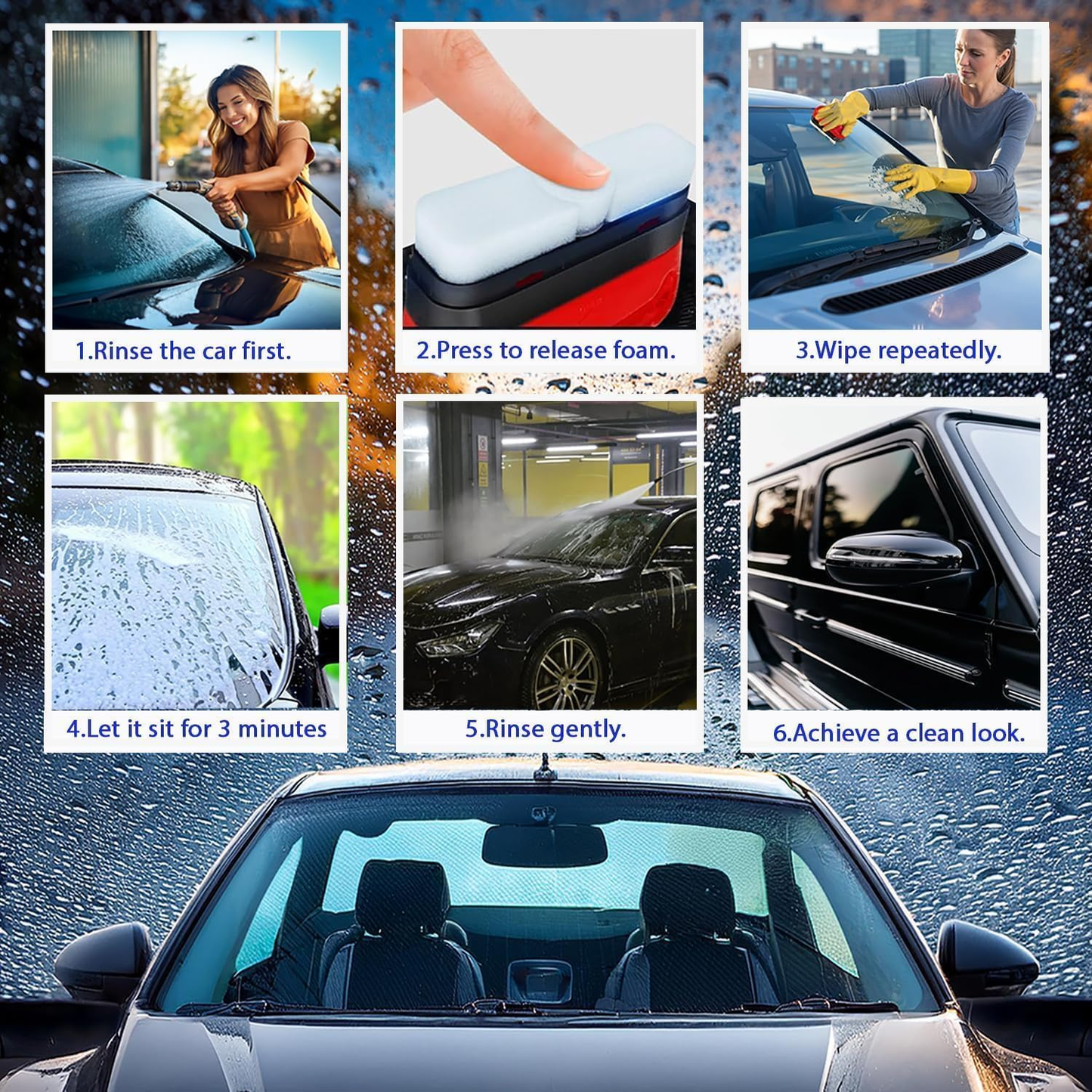 Car Glass Oil Film Cleaner